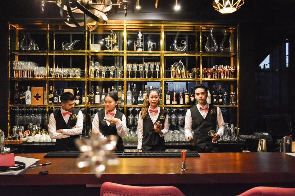 Vanhseng Boutique Vientiane Hotel Bagian luar foto